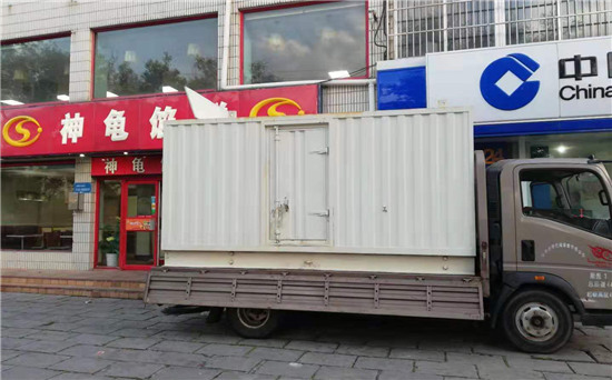 丽江出租发电机施工案例